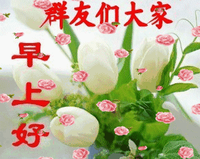 漂亮早上好动态图片加温馨问候语,早上好励志问候语暖